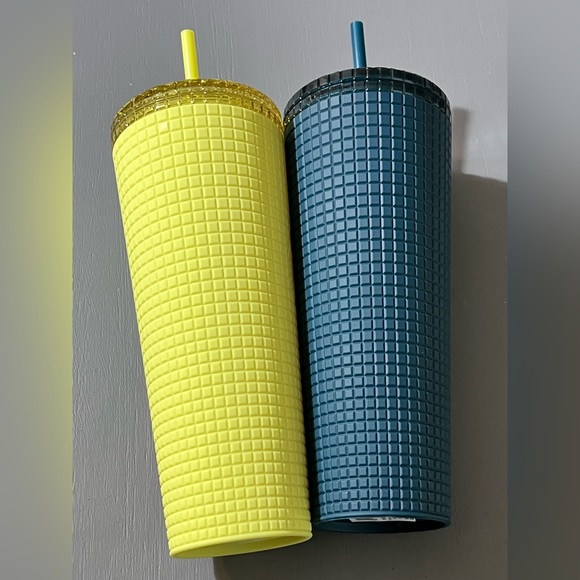 Starbucks Soft Touch Grid Cold Cup Tumbler - Picture 2 of 3